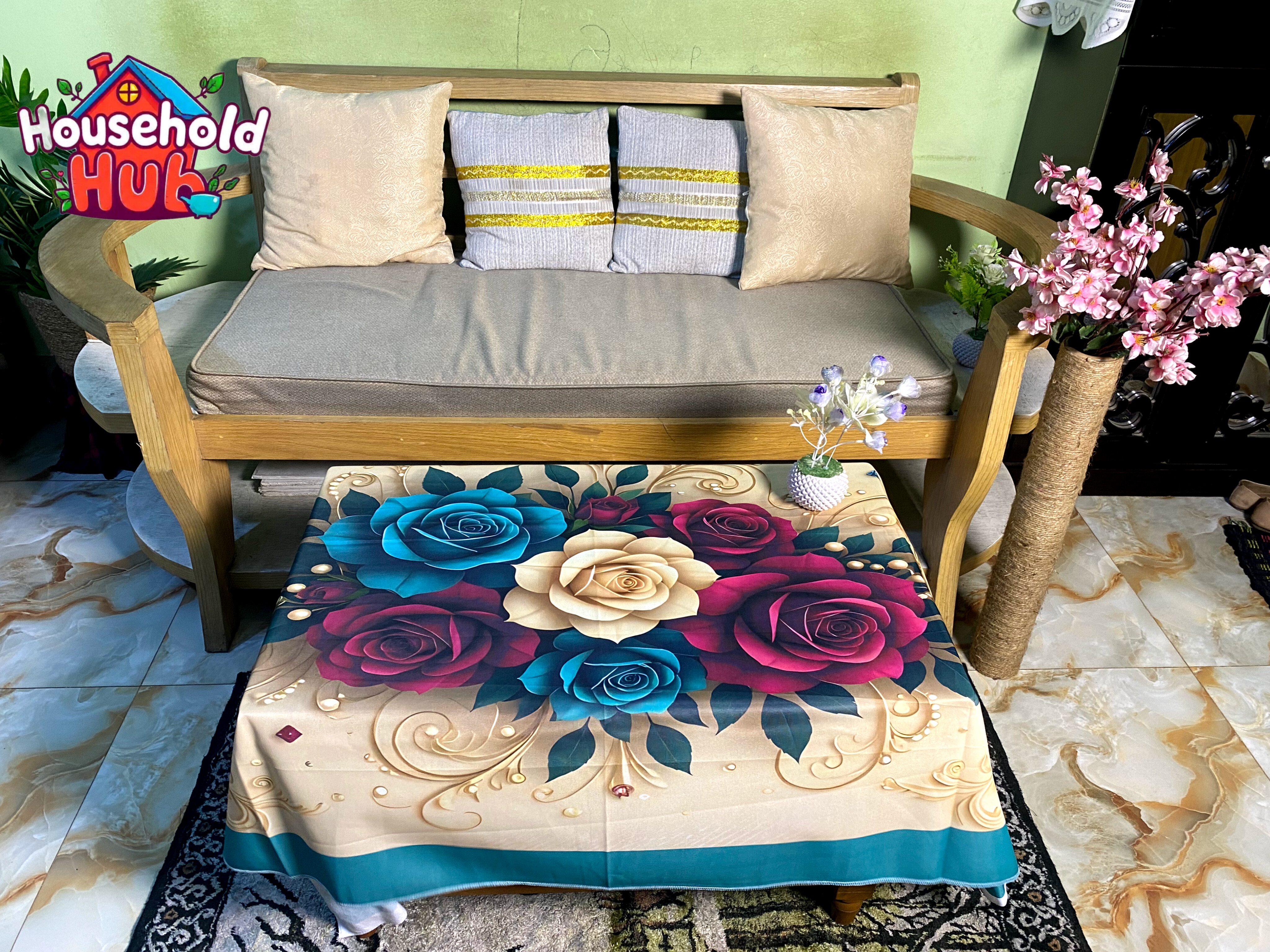 3D T Table Cover