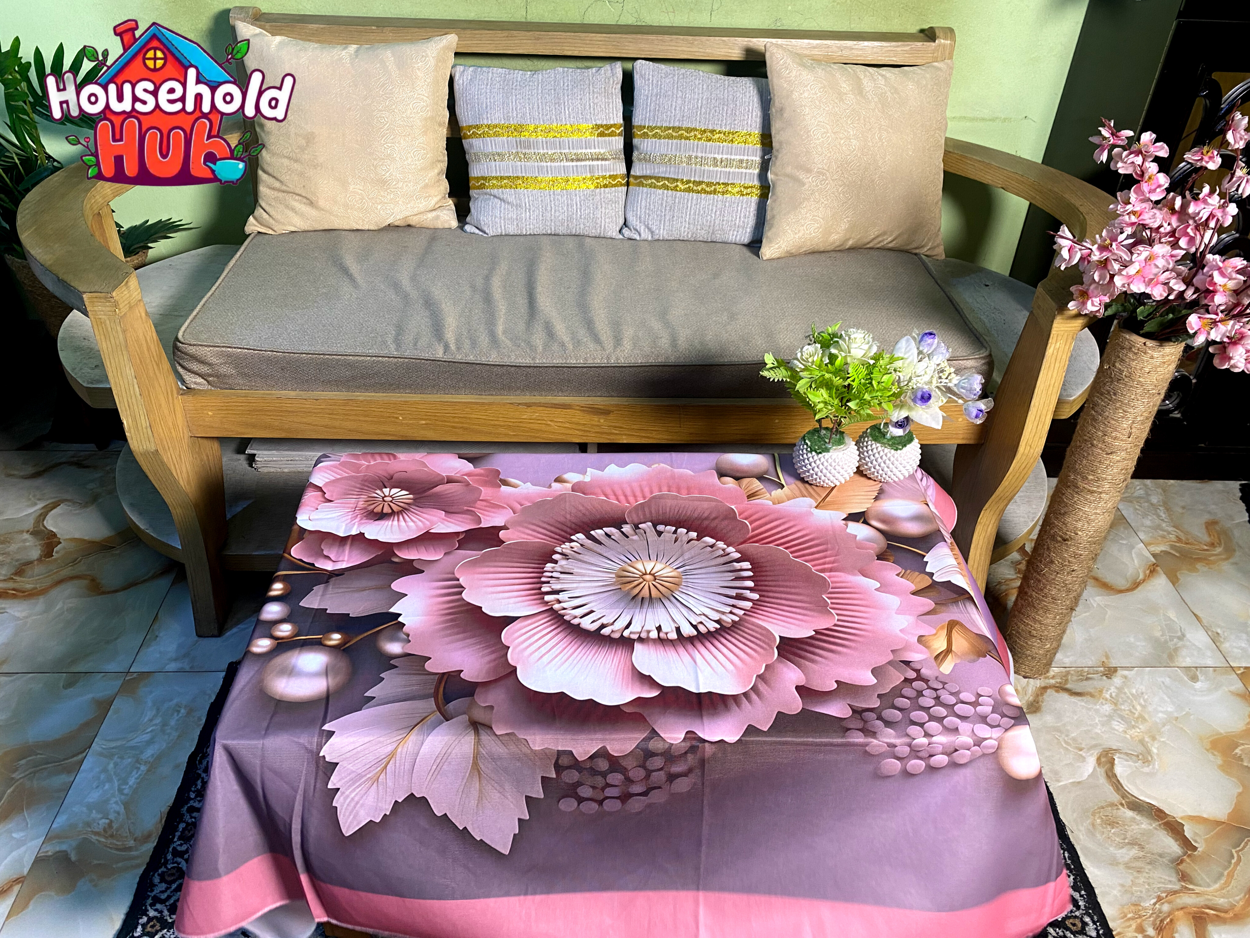 3D T Table Cover