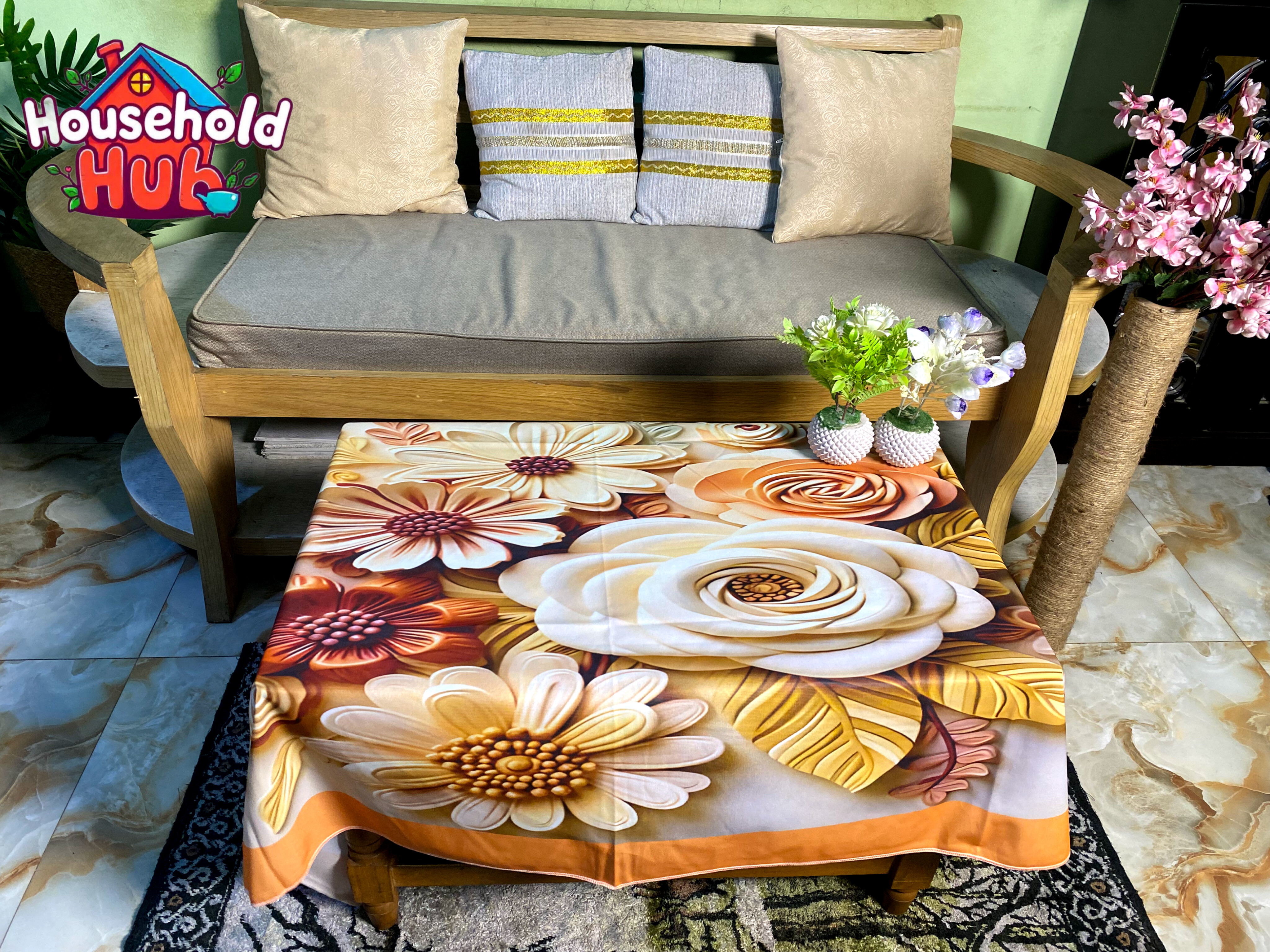 3D T Table Cover