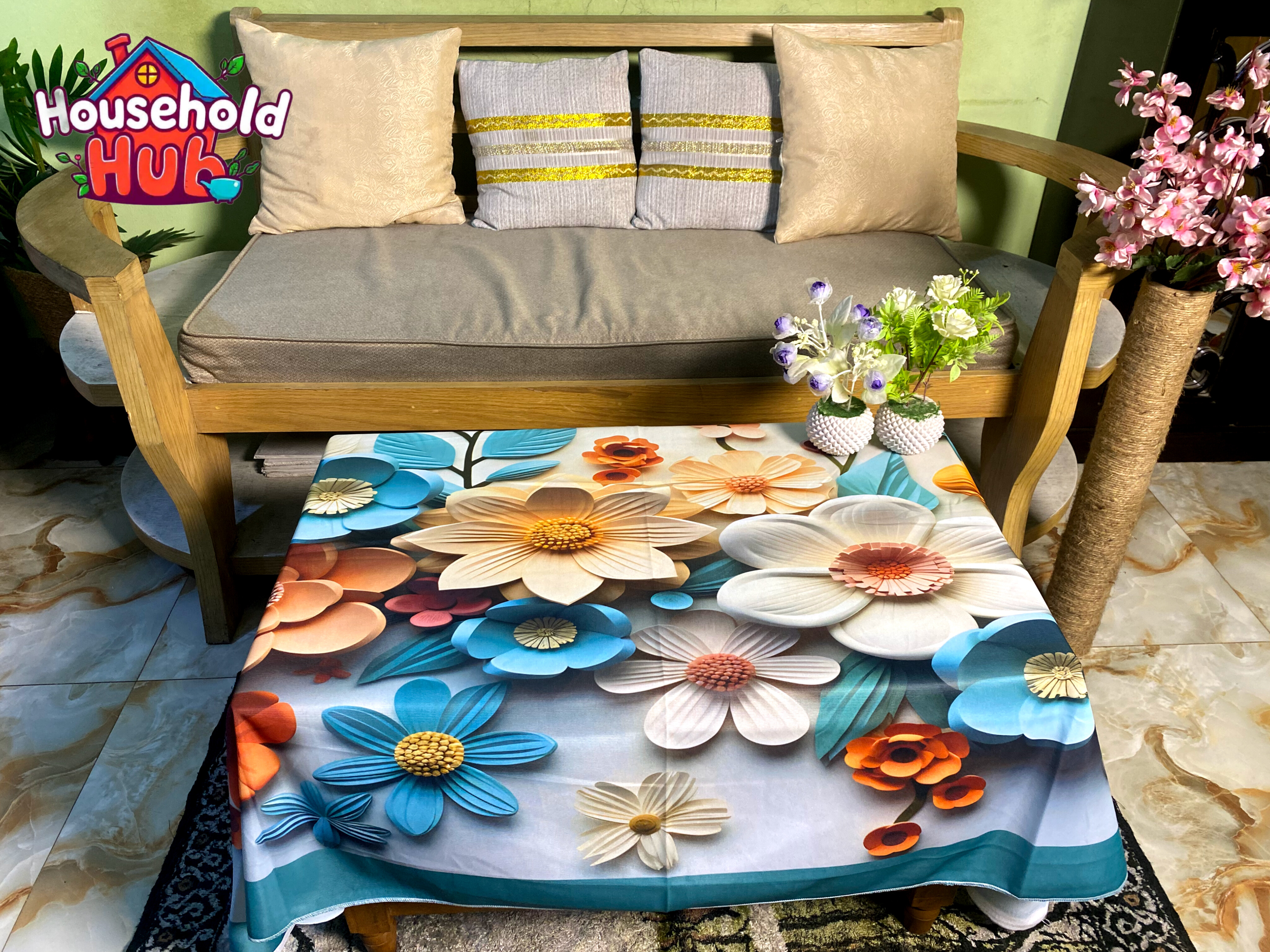 3D T Table Cover