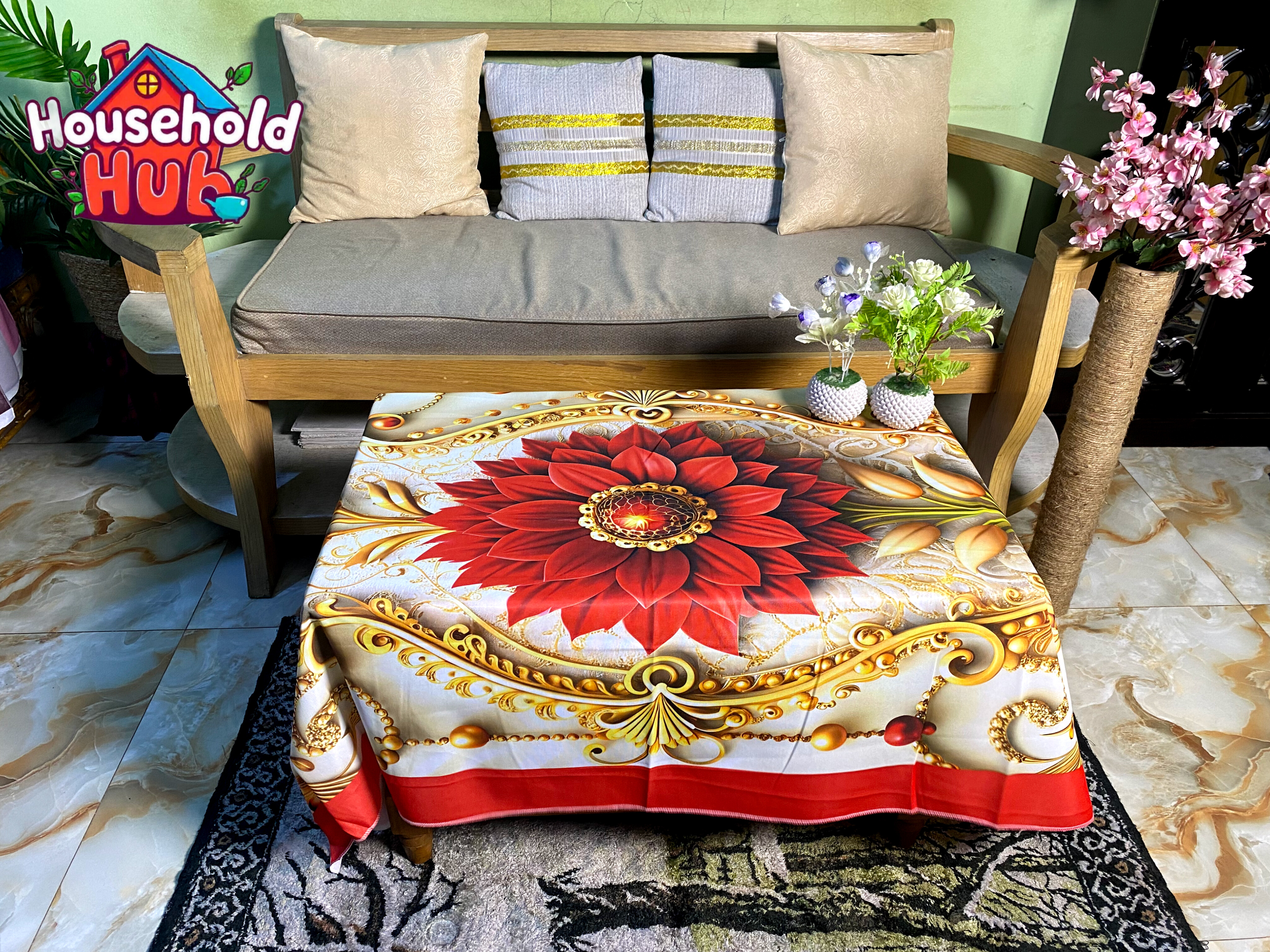 3D T Table Cover